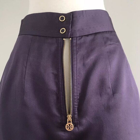 Tory Burch 100% silk high waste pencil skirt - Picture 5 of 7